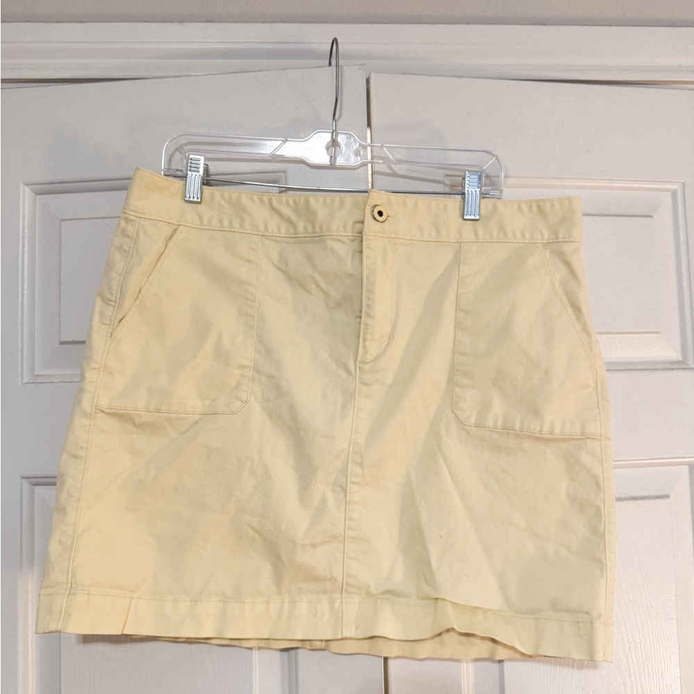 Yellow Mini Skirt